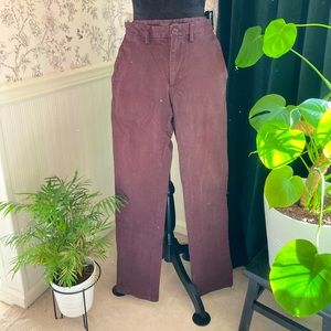 Men’s Burgundy Pants.